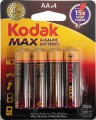 Kodak Max Alkaline AA x4
