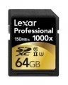 Lexar 64GB UHS2 SDXC 1000x Pro